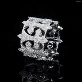 GL Hip Hop Cross VVS Moissanite Ring